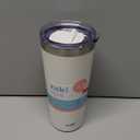 Zak! Everyday Smiled Insulated 20oz Tumbler, Ivory