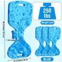 3 Pcs Foam Saddle Float Pool Water Solid Saddle Floats Swimming Floatie Whale Tail Seat Swirl Pattern with Seat Handles for Beach Pool Lake Water Chair