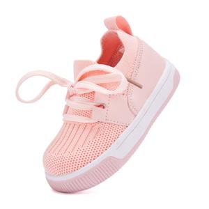 BMCiTYBM Baby Walking Shoes Infant Boys Girls Slip On Tennis Sneakers Lightweight Barefoot Sock Shoes Outdoor Indoor Non-Slip Sneakers for 6 9 Months Pink Size 6-12 Months Infant