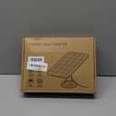 Zivif Solar Panel for Security Camera, 2W USB Solar Panel, Solar Charger Compatible for Rechargeable Battery Security Camera, USB C Solar Outdoor Camera with 360° Adjustable Mount, Black (4 Pack)