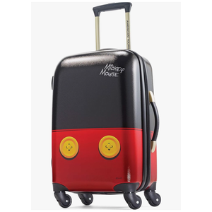 American Tourister Disney Hardside Luggage With Spinner Wheels, Mickey Mouse Pants, Carry-On 21-Inch