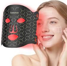 Red Light Mask for Face, 7 Modes Face Mask Light, 850nm Infrared & Red Light Masks, Light Skin Care At Home