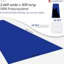 Red Carpet Runner for Party,140GSM Carpet Party Decorations,Red Runway Rug for Prom Felt Non-Woven Fabric,Runner for Wedding Ceremony (Royal Blue, 2.6x30 FT)