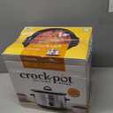 Crock-Pot 4.5 Quarts Manual Design Series Slow Cooker with 3 Manual Heat Settings Cooks Meals for 4 Plus People with Removable Stoneware Bowl, Silver