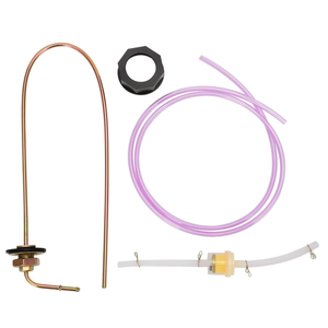 For Diesel Heaters, Extra Capacity Fuel Tank Standpipe Kit, All-Metal Rust-Proof Cap with 36" Tubing & Filter, Extend Runtime 5X