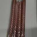 8 Pack 10 Inch Brown Spiral Taper Candles Long Burning Dripless Candles for Party Dinner Home Decor Wedding and Celebrations