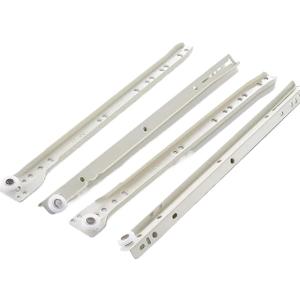 Hardware Full Extension Side Mount Drawer Slides Drawer Track Slides Two Cabinet Rails Thickening Computer Table Chute Clothing Cabinets Keyboard Roller Pulley Furniture(18inch(45cm))