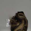 MAXITA Clip in Hair Extensions Real Human Hair, Remy Human Hair Clip in Extensions for Women, Natural Human Hair, 16 inch 120g 7Pcs, Jet Black