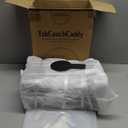 Reading Pillow for Gaming  Extra Large Lap Desk & Arm Rest with Cup & Phone Holder, Adjustable Heights, Laptop Support, Large Pockets  Comfortable for Work, Gaming & Crocheting (Furry Grey)