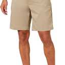 Amazon Essentials Men's Classic-Fit 9" Inseam Moisture-Wicking Stretch Golf Shorts with Active Waistband, Functional Pockets Khaki Brown, 30