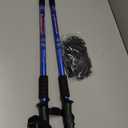 Aihoye Hiking Trekking Poles, 2 Pack Collapsible, Lightweight, Anti Shock, Walking Sticks, Adjustable Hiking Pole for Men and Women (blue)