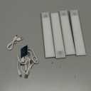 Under Cabinet Lighting Wireless 4Pack, 3 Color Temps Motion Sensor Light Indoor, 8" Dimmable Closet Lights Battery Operated, Rechargeable LED Magnetic Light, Under Counter Lights for Kitchen, Stairs