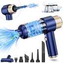 JONYJ Handheld Car Vacuum Cleaner, 16000PA Hand Held Vacuum Portable Cordless, 2 in 1 Air Duster and Vacuum Cleaner with LED Light, Multi-Nozzles, 120W High Power Mini Vacuum for Home, Pet, Office