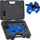 Orion Motor Tech Wheel Hub Removal Tool Kit, Wheel Bearing Hub Remover Tool Set Compatible with 5 6 8 Lug Hub Assemblies on Cars and Trucks, Wheel Hub Buster Puller with Carrying Case (Black)