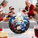 Christian Gifts: Stained Glass Nativity Scene Ornament | Christmas Ornaments (Christmas Tree Ornaments), Religious Decor, Holy Family Decoration, Religious Gifts, Baptism Gift & Xmas Gift