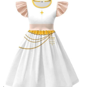 Rochie pentru fete cu maneci flutura, costum K-POP
Size 140