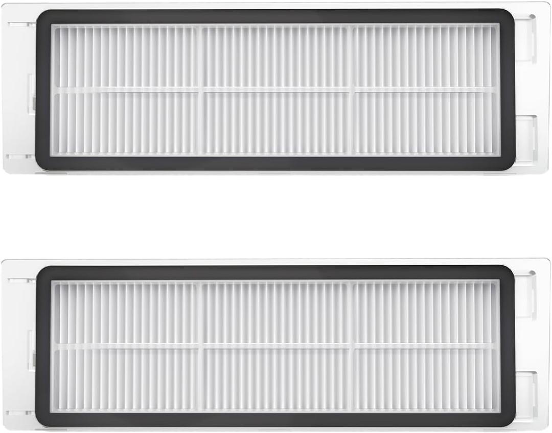 roborock 2 Pack Washable Filter for C1, E2, E3, E4, E5, S4, S5, S5 Max, S6, S6 Pure, S6 MaxV and Q5 Robot Vacuum Cleaners, High Efficiency Filters Replacement Parts