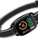 PatteSage Dog Bark Collar，Anti Barking Collar with 6 Adjustable Sensitivity Beep & Vibration，Rechargeable Smart Collar for Large Medium Small Dogs，IP67 Waterproof Barking Training Collar (Black)