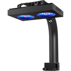 NICREW HyperReef 100 Gen 2 Reef LED Light, 100W Reef Aquarium Lighting for SPS LPS Corals and Saltwater Fish Tanks, Enhanced Violet and Blue Spectrum, Wide Angle Lens, 5 Channels Fully Programmable