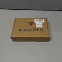 M MAELREG Golf Polo Shirts for Men Stripe Performance Moisture Wicking Dry Fit Collared Mens Polo Shirts Short Sleeve (XL)