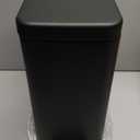 Cesun Bathroom Trash Can with Lid, 2.6 Gallon Small Black Bathroom Garbage Can Soft Close, Stainless Steel Waste Basket with Step Pedal for Bedroom, Laundry Room, Living Room, Home Office, Toilet, RV