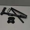 Tall Men's Walking Cane 42.52 in. Extra Long Walking Canes Easy to Travel is Suit for Big People Over 5 Feet 9 Inches (Black)