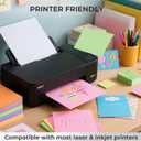 3 otters 235Sheets 8.27" x 11.7" Construction Paper Assorted Colors, 12 Colored Cardstock Printer Paper, for Printing, DIY Crafts, Party Decorations, Teacher Kids Classroom Must Have, 40 lb/150 GSM