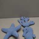 Suzile 3 Pcs Blue Starfish Coral Sea Horse Pillows 11.8 Inch Ocean Themed Decorative Throw Pillows for Sofa Bed Couch Stuffed Beach Marine Organism Shaped Cute Coastal Decor Cushion for Bedroom