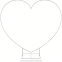 Large Size Metal Balloon Arch Kit, Wedding Heart Arch Stand, Love Balloon Column Arch Frame for Wedding, Bridal, Valentine's Day, Engagement and Birthday Party Supplies (White)