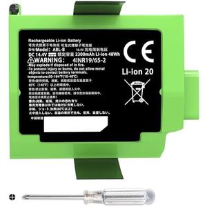 for iRobot Roomba S9 9150 + S9+ 9550 Robot Vacuum Series ABL-B Replacement Sweeper Rechargeable Li-ion Battery 4INR19/65-2 14.4V 48Wh 3300mAh