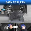 Hutisya-Floor Mats & Cargo Liner Set Fit for 2020-2026 Mazda CX-30 All Weather Protection Anti-Slip & Durable TPE Full Set Liners Automotive Mazda CX30 Accessories-Black