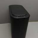 TIPGO Automatic Motion Sensor Bathroom Trash Can with Lid, 2.6 Gallon Touchless Trash Bin, Smart Garbage Can Plastic Slim Wastebasket for Bedroom, Office, Dorm (Black)