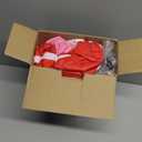 KOOY 6FT Long Mothers Day Inflatables Outdoor Decorations Heart Inflatable with Light for Valentine's Day Gift Engagement Wedding Anniversary Romantic Party Yard Dcor