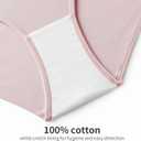 Angelhood Cotton Maternity Underwear Under Bump, Healthy Pregnancy Panties Postpartum Underwear 8 Pack with Laundry Bag (XXL)