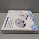 Rain Shower head, High Flow Stainless Steel Square Rainfall ShowerHead, Waterfall Bath Shower Body Covering, Ceiling or Wall Mount (16" Chrome Finish)