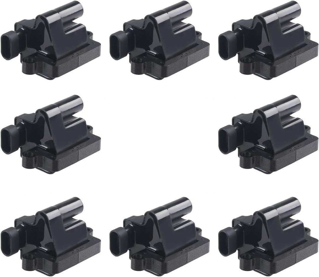 JDMON Ignition Coil Pack Compatible with Chevy Silverado 1500 2500 Tahoe Avalanche Suburban Express GMC Sierra Savana Yukon Cadillac Escalade Replaces 12558693 GN10298 C1208 D581 Pack of 8