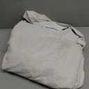 IVAPUPU Natural Pinch Pleated Full Blackout Curtains Linen Blend Room Darkening Window Curtains 102 inch 1 Panel for Living Room Bedroom Thermal Insulated Curtain Drapes with 12 Hooks 60''Wx102''L