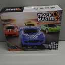 Slot Car Race Track Sets with 4 High-Speed Racing Car, Battery or Electric Race Car Track for Boys and Kids, Dual Racing Game Lap Counter Circular Overpass Track, Gifts Toys for Boys Kids Age 6 7 8-12