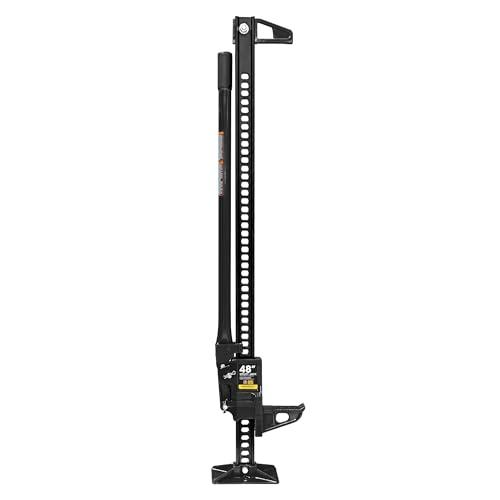 Torin TRA8485 48" Ratcheting Off Road Utility Farm Jack, 3 Ton (6,000 lb) Capacity, Black