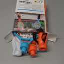 [ / ]Tennis Rackets for Nintendo Switch 2 Joy-Con(2025), MENEEA 2 Pack Game Accessories for Mario Tennis Aces,Handle Grip Holder for Switch 2/Switch 1 Controller Suport Other Tennis Game for NS2 (Blue/Orange)