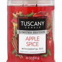 Tuscany® Limited Edition Apple Spice Scented Jar Candle 2 PCS