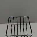 Kitchen Pan Organizer and Pot Rack, 5-Slot Steel Holder for Thin Pans, Baking Trays, and Cutting Boards - Space-Saving Storage