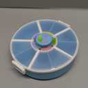 Kids Original Snack Spinner Bundle - Reusable Snack Container with 5 Compartment Dispenser and Lid | BPA and PVC Free | Dishwasher Safe | No Spill, Leakproof,for Toddlers,School (Blue-2Pack)