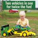 John Deere Mega Mover, Trailer & Front Loader Tractor, 23.5 inches x 8 inches x 10.75 inches