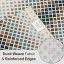 Ruvanti Placemats 100% Cotton 13x19 Inch, Dining Table Placemats Set of 6, Modern Place Mats for Dining Table Decor, Kitchen & Table Linens, Coffee Mat for Christmas Dinners - Faded