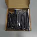 Ravinte 10 Pack 3-1/2 Inch Kitchen Square Cabinet Handles Matte Black Pulls Black Drawer Pulls Kitchen Cabinet Hardware Handles