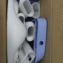 COOSEYA Toilet Seat, Potty Training Seat for Toddler, Upgraded 2-in-1 Potty Toilet Training for Boys and Girls,Waterproof Cushioned Mat with Non-slip Step Stool (Blue)