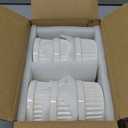 LE TAUCI Ramekins 4 OZ Oven Safe, Creme Brulee Ramekins, Pudding Custard Cups Souffle Ramiken, Dipping Sauce Dishes, Ceramic Ramekin Bowls Set of 6, White