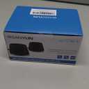 Sanyun SW102 Computer Speakers, 5Wx2, Deep Bass in Small Body, Stereo 2.0 USB Powered 3.5mm Aux Multimedia Speakers, Built-in Bottom Bass Radiators, PC Laptop Desktop Speakers, Black