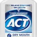 2 x ACT Dry Mouth Anticavity Zero Alcohol Fluoride Mouthwash, Soothing Mint, 33.8 fl. oz.